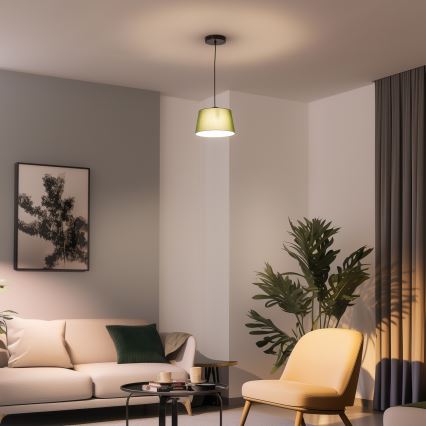 Brilagi - LED luster na lanku CERIA 1xE27/40W/230V pr. 25 cm zelený