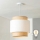 Brilagi - LED luster na lanku CERIA 1xE27/40W/230V pr. 30 cm béžová/biela