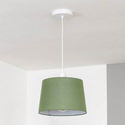 Brilagi - LED luster na lanku CERIA 1xE27/40W/230V priemer 30 cm zelený