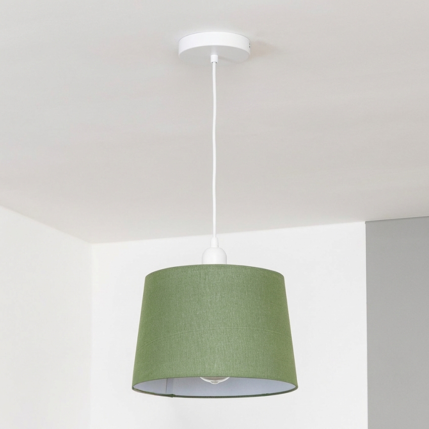 Brilagi - LED luster na lanku CERIA 1xE27/40W/230V priemer 30 cm zelený