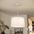 Brilagi - LED luster na lanku CERIA 1xE27/40W/230V priemer 45 cm biela