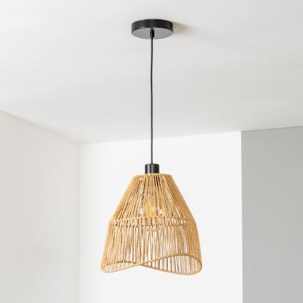 Brilagi - LED luster na lanku CERIA BOHO 1xE27/40W/230V pr. 30 cm hnedá