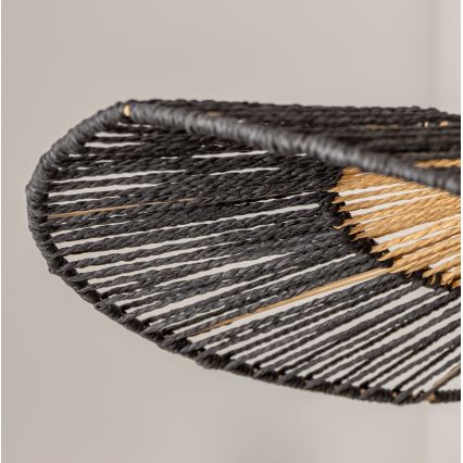 Brilagi - LED luster na lanku CERIA BOHO 1xE27/40W/230V pr. 50 cm čierna/hnedá