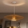 Brilagi - LED luster na lanku CERIA BOHO 1xE27/40W/230V pr. 70 cm biela/hnedá