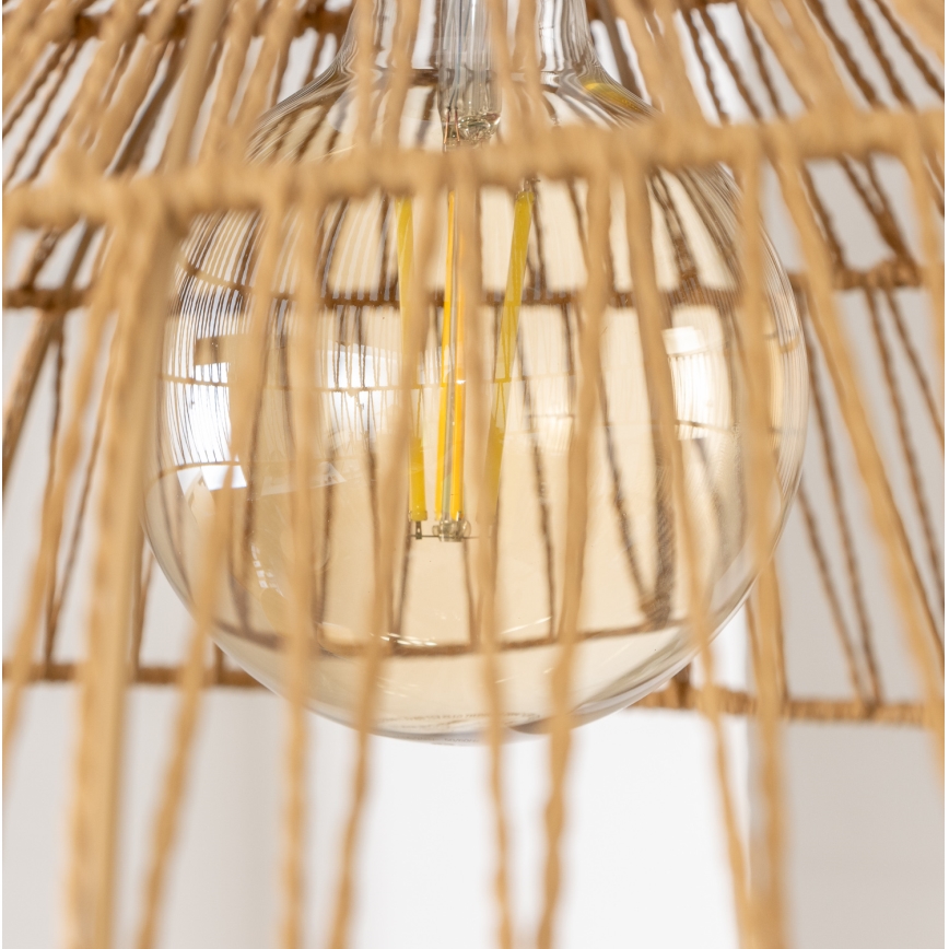 Brilagi - LED luster na lanku CERIA BOHO 1xE27/40W/230V pr. 70 cm hnedá