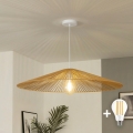 Brilagi - LED luster na lanku CERIA BOHO 1xE27/40W/230V pr. 90 cm hnedá