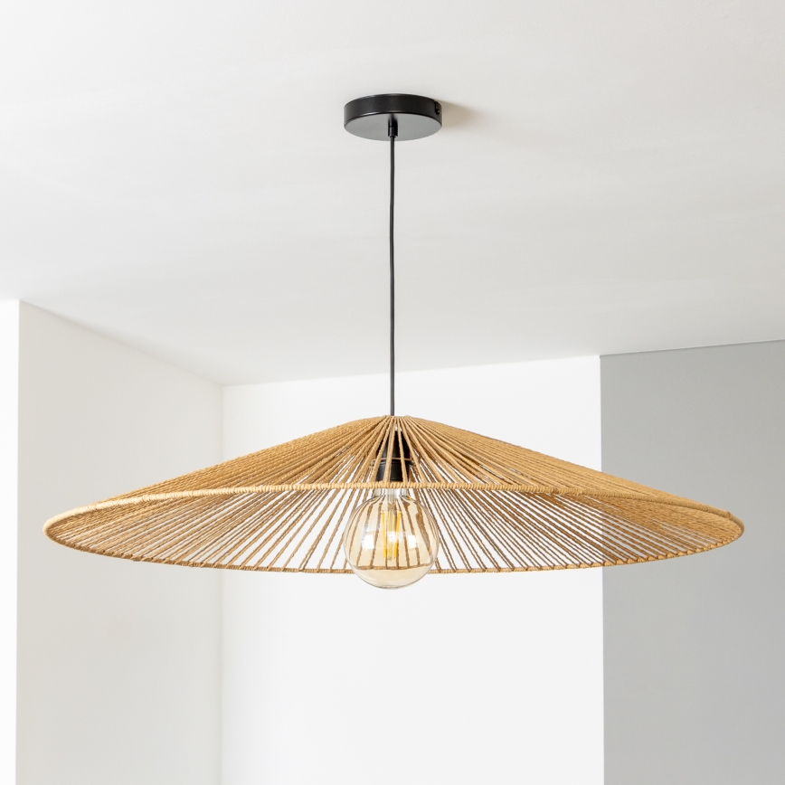 Brilagi - LED luster na lanku CERIA BOHO 1xE27/40W/230V pr. 90 cm hnedý