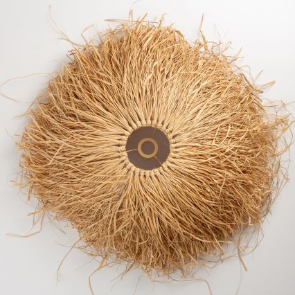 Brilagi - LED luster na lanku CERIA BOHO 1xE27/40W/230V priemer 60 cm rafia