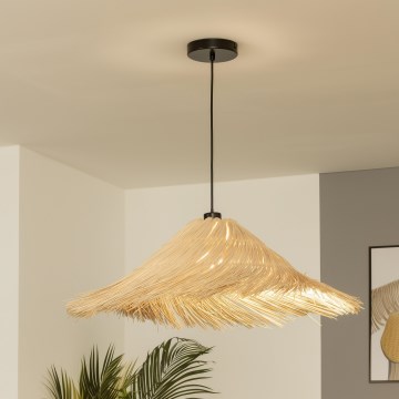 Brilagi - LED luster na lanku CERIA BOHO 1xE27/40W/230V priemer 70 cm ratan