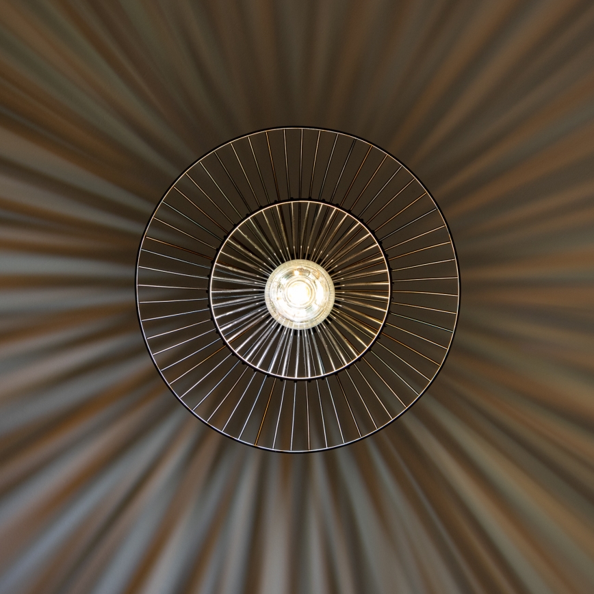 Brilagi - LED luster na lanku CERIA WIRE 1xE27/40W/230V pr. 38 cm čierna