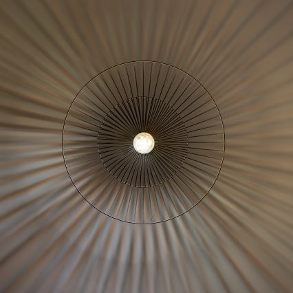 Brilagi - LED luster na lanku CERIA WIRE 1xE27/40W/230V pr. 60 cm čierna