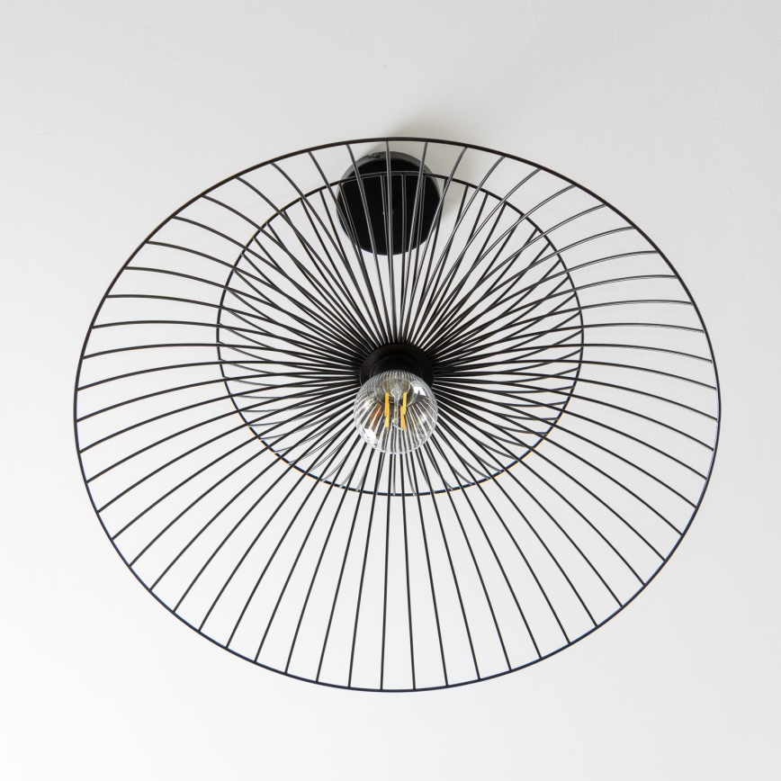 Brilagi - LED luster na lanku CERIA WIRE 1xE27/40W/230V pr. 60 cm čierna