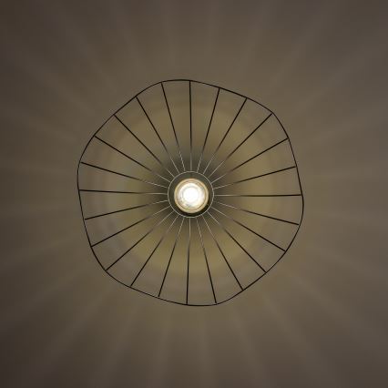 Brilagi - LED luster na lanku CERIA WIRE 1xE27/40W/230V priemer 60 cm čierna