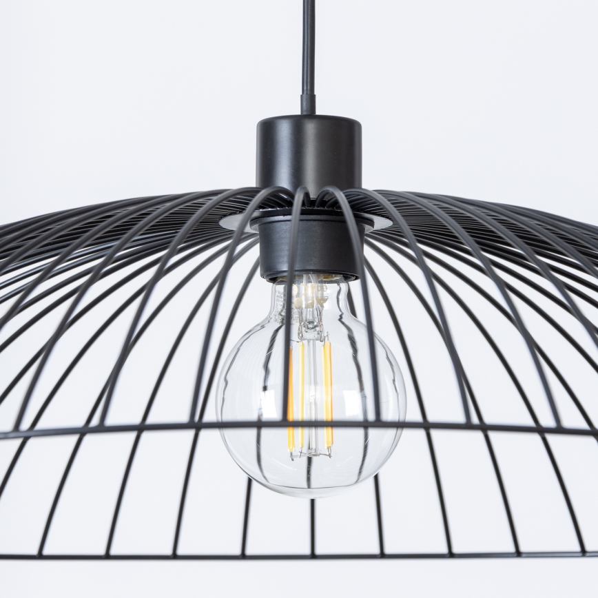 Brilagi - LED luster na lanku CERIA WIRE 1xE27/40W/230V priemer 60 cm čierna