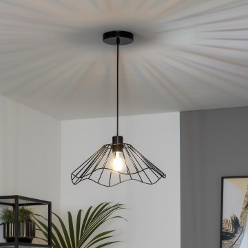 Brilagi - LED luster na lanku CERIA WIRE 1xE27/40W/230V Ø 40 cm čierna