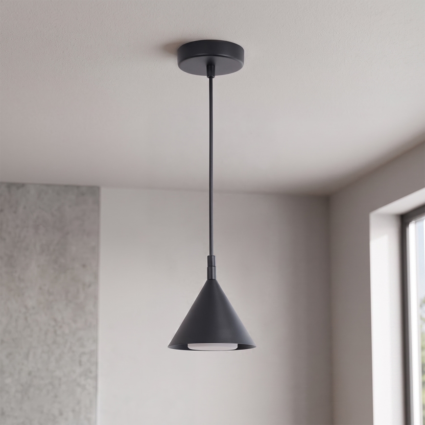BRILAGI - LED Luster na lanku CONE SINGLE 1xGX53/15W/230V čierna