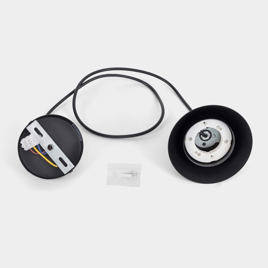 BRILAGI - LED Luster na lanku CONE SINGLE 1xGX53/15W/230V čierna