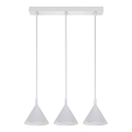 BRILAGI - LED Luster na lanku CONE TRIPLE 3xGX53/15W/230V biela