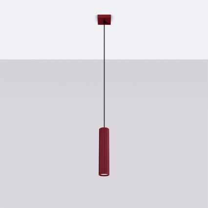 Brilagi - LED luster na lanku CRESTO 1xGU10/10W/230V bordová
