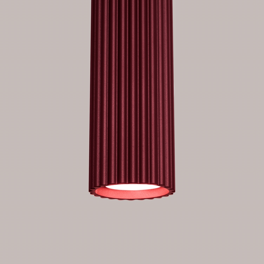 Brilagi - LED luster na lanku CRESTO 1xGU10/10W/230V bordová