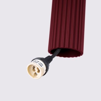 Brilagi - LED luster na lanku CRESTO 1xGU10/10W/230V bordová