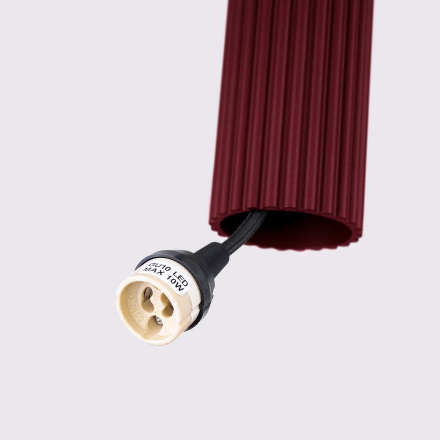 Brilagi - LED luster na lanku CRESTO 1xGU10/10W/230V bordová