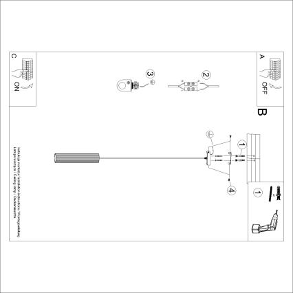 Brilagi - LED luster na lanku CRESTO 1xGU10/10W/230V bordová