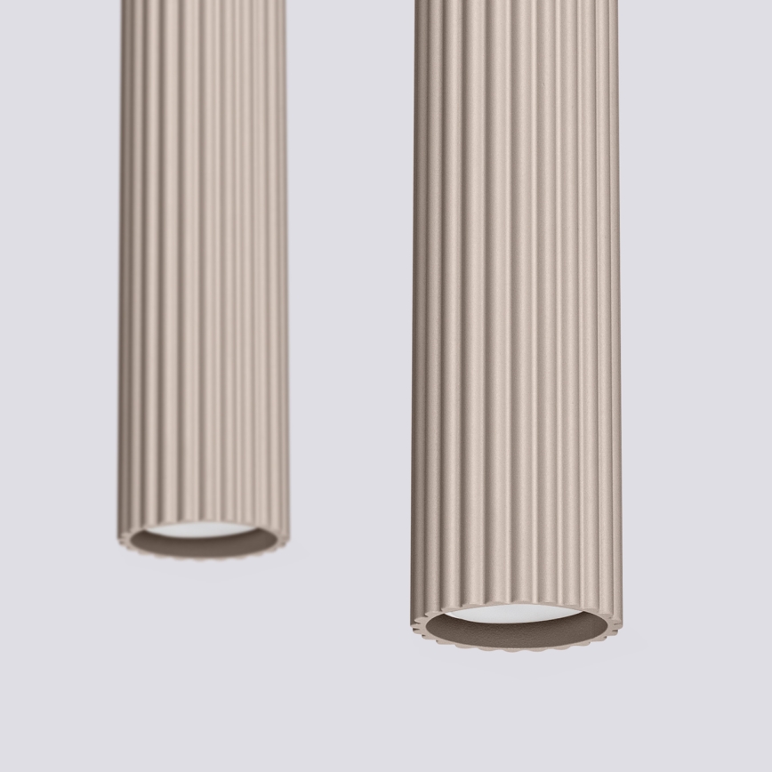 Brilagi - LED luster na lanku CRESTO 2xGU10/10W/230V taupe