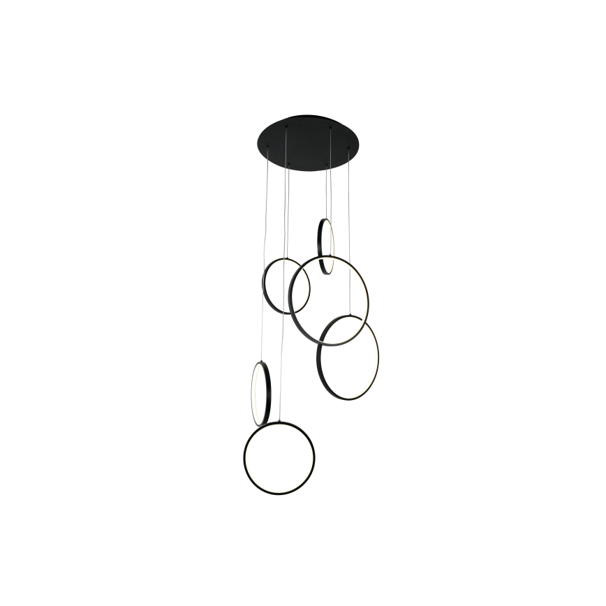 Brilagi - LED luster na lanku ECHO LED/80W/230V 4000K, priemer 50 cm, čierny