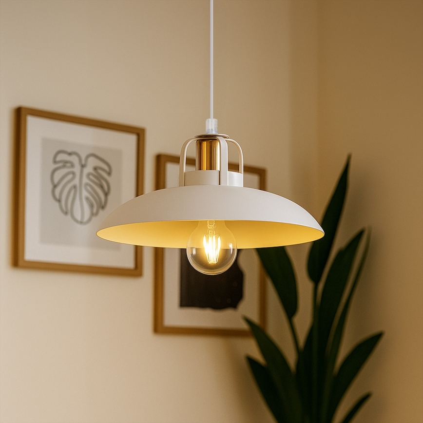 Brilagi - LED Luster na lanku FLAMENGO 1xE27/60W/230V biela