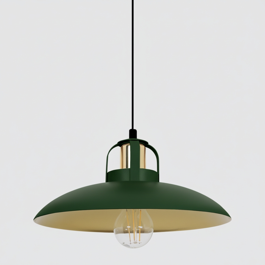 Brilagi - LED Luster na lanku FLAMENGO 1xE27/60W/230V zelená