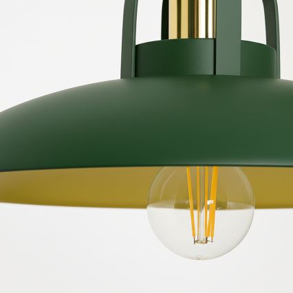 Brilagi - LED Luster na lanku FLAMENGO 1xE27/60W/230V zelená