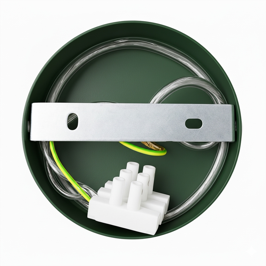 Brilagi - LED Luster na lanku FLAMENGO 1xE27/60W/230V zelená