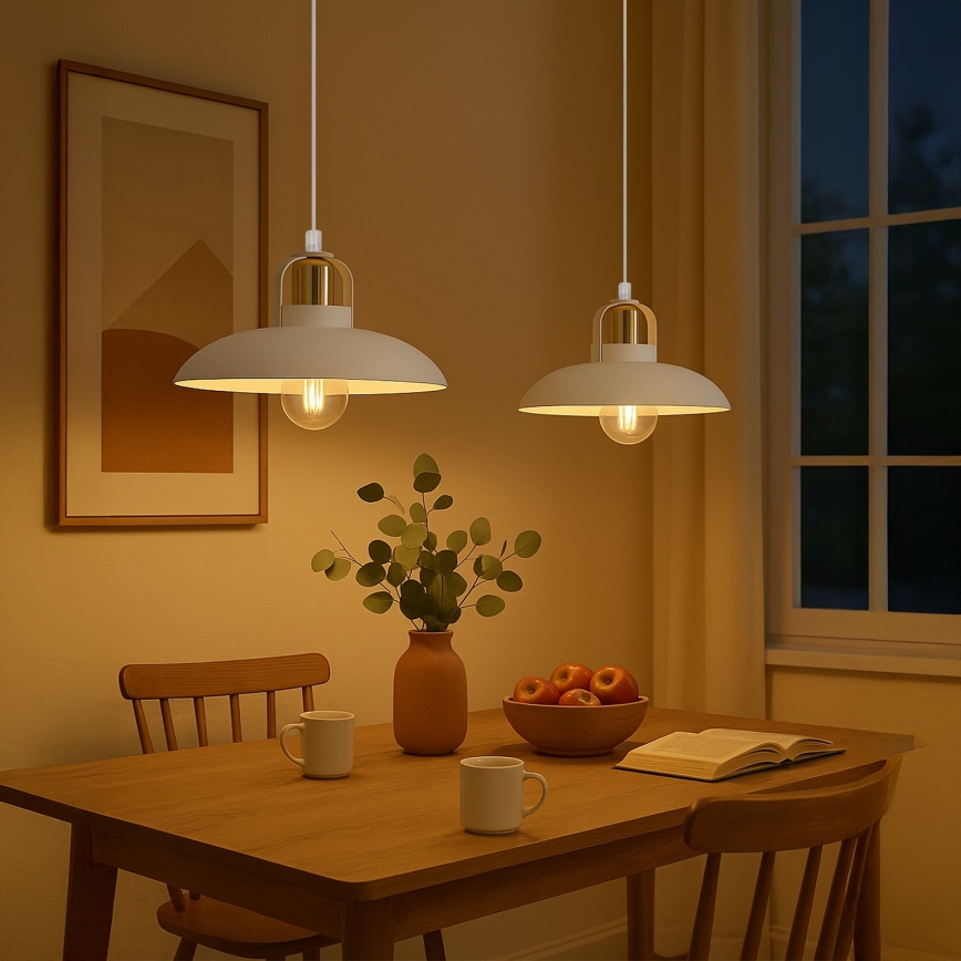 Brilagi - LED Luster na lanku FLAMENGO 2xE27/60W/230V biela