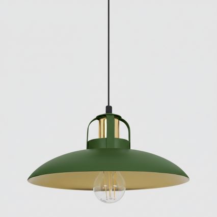 Brilagi - LED Luster na lanku FLAMENGO 2xE27/60W/230V zelená