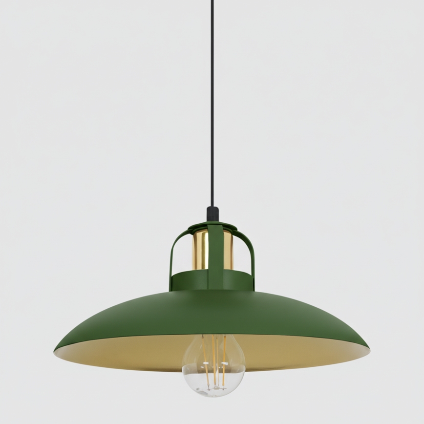 Brilagi - LED Luster na lanku FLAMENGO 2xE27/60W/230V zelená