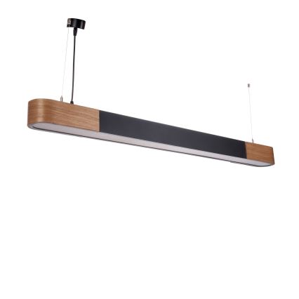BRILAGI - LED luster na lanku GARDALINE LED/100W/230V dub/čierna