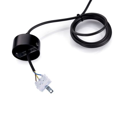BRILAGI - LED luster na lanku GARDALINE LED/100W/230V dub/čierna