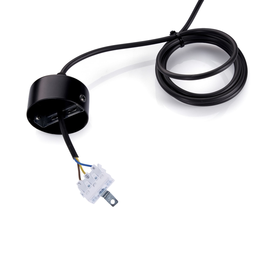 BRILAGI - LED luster na lanku GARDALINE LED/100W/230V dub/čierna