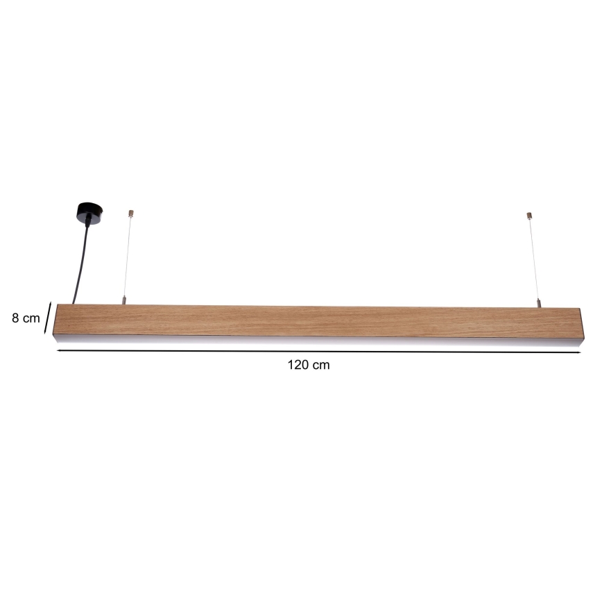 BRILAGI - LED luster na lanku GARDALINE LED/100W/230V dub