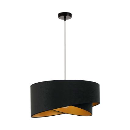 Brilagi - LED Luster na lanku LYRA 1xE27/15W/230V čierna/zlatá