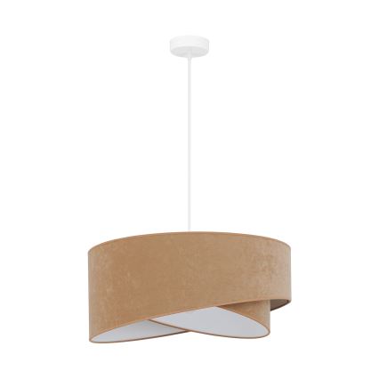 Brilagi - LED Luster na lanku LYRA 1xE27/15W/230V hnedá/biela