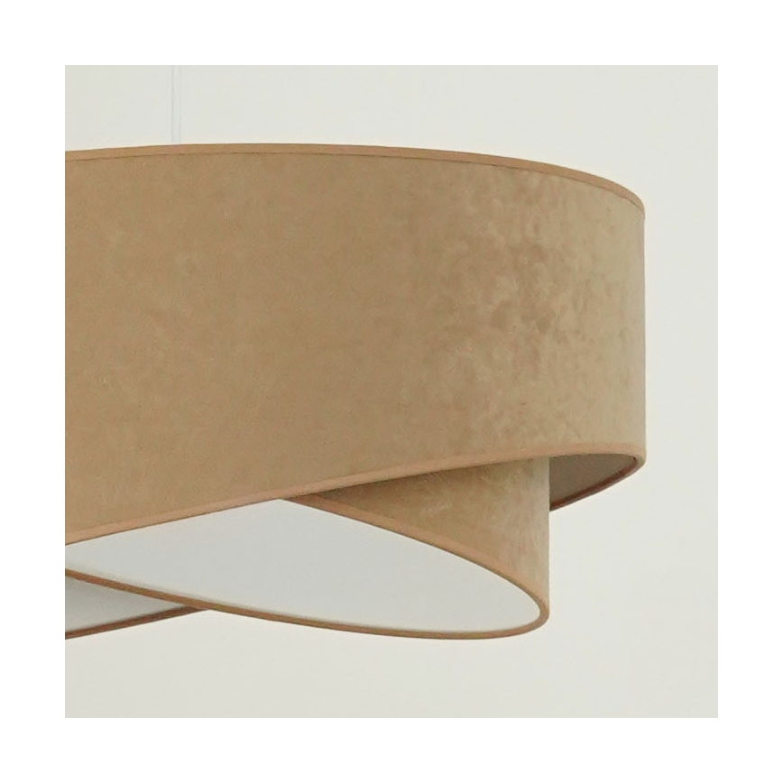 Brilagi - LED Luster na lanku LYRA 1xE27/15W/230V hnedá/biela