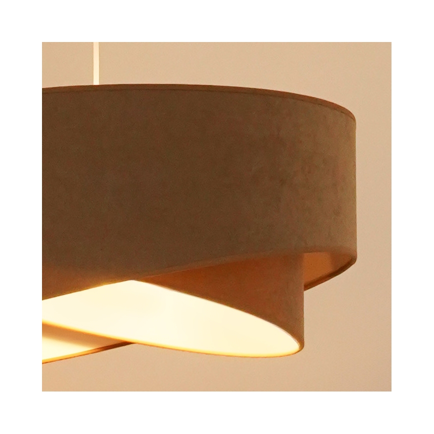Brilagi - LED Luster na lanku LYRA 1xE27/15W/230V hnedá/biela