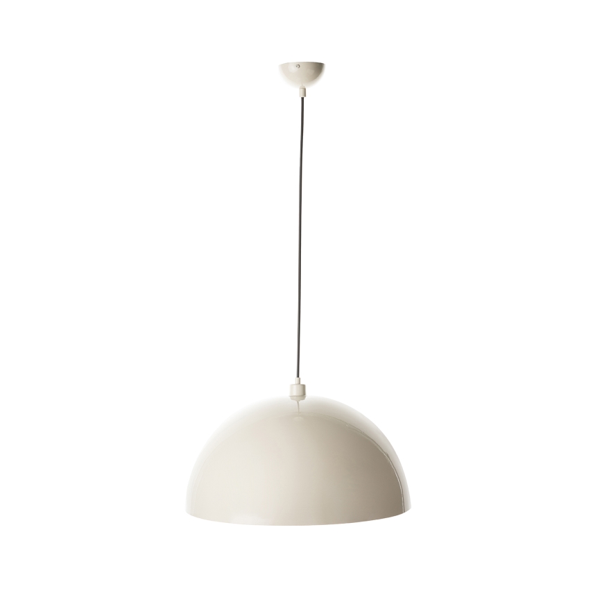 BRILAGI - LED luster na lanku METALO 1xE27/40W/230V pr. 40 cm béžová/medená