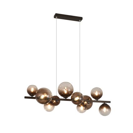 Brilagi - LED luster na lanku MILLA 10xG9/3W/230V hnedá/dymová hnedá