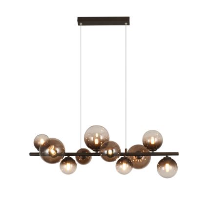 Brilagi - LED luster na lanku MILLA 10xG9/3W/230V hnedá/dymová hnedá