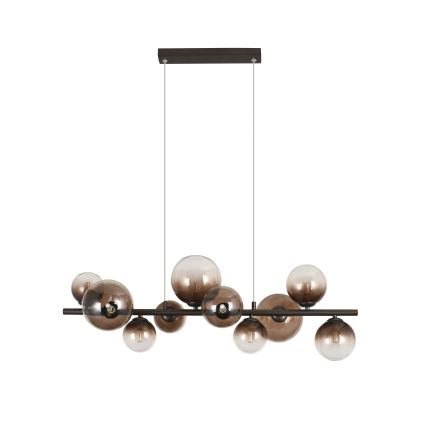 Brilagi - LED luster na lanku MILLA 10xG9/3W/230V hnedá/dymová hnedá