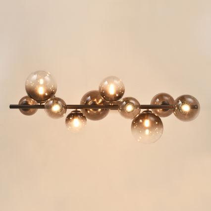 Brilagi - LED luster na lanku MILLA 10xG9/3W/230V hnedá/dymová hnedá