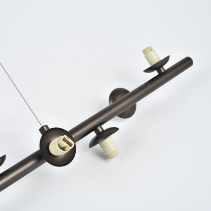 Brilagi - LED luster na lanku MILLA 10xG9/3W/230V hnedá/dymová hnedá